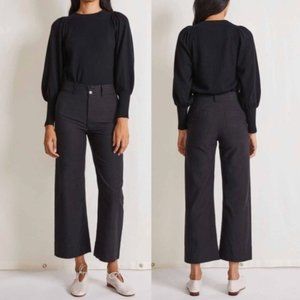 Black Apiece Apart Merida cropped pants, size 6